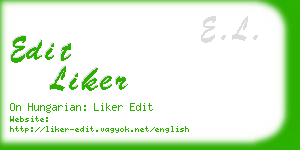 edit liker business card